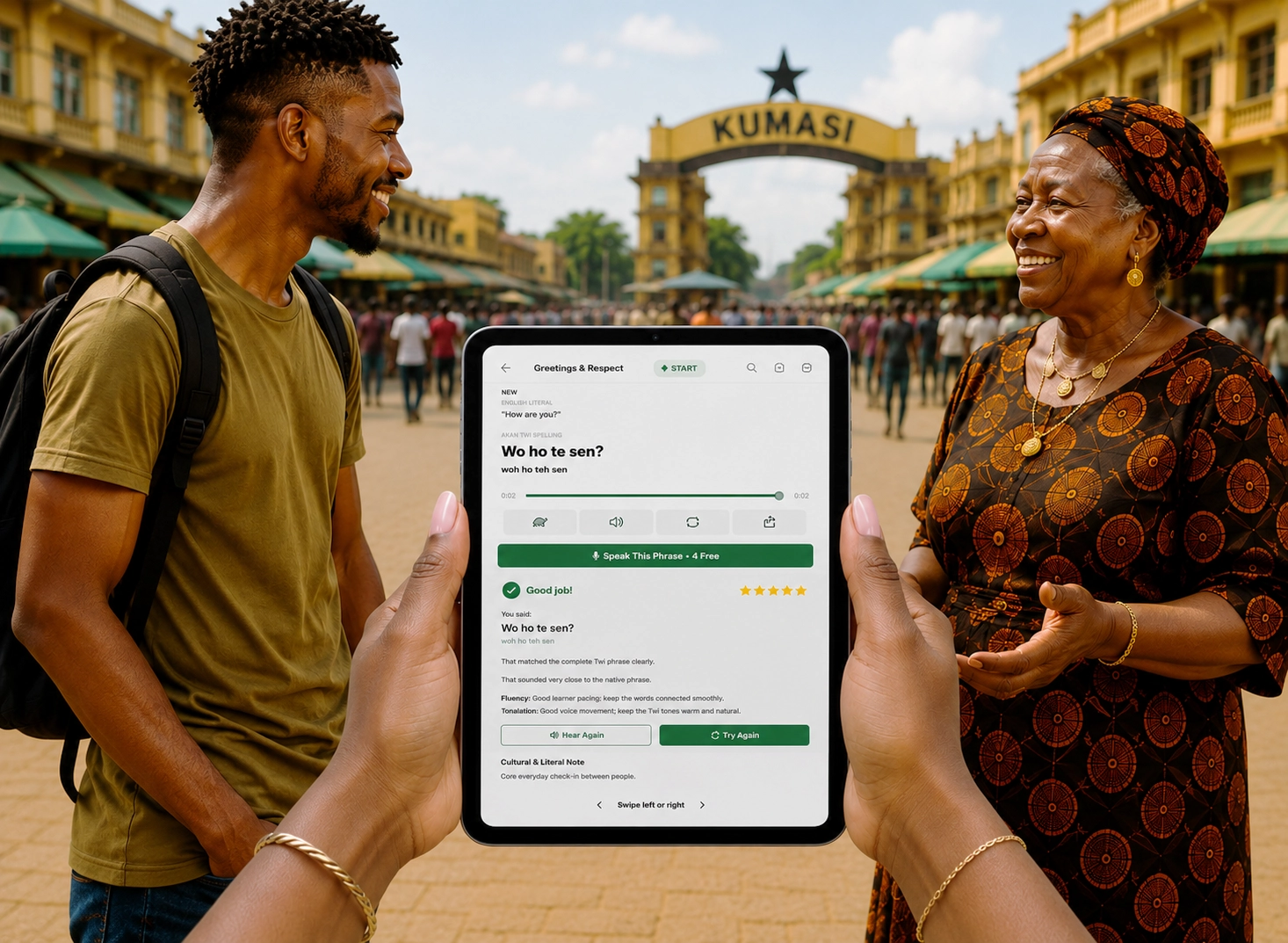 Nkyea Twi language learning app