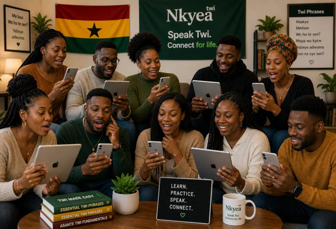 Ghanaian community gathering mock image