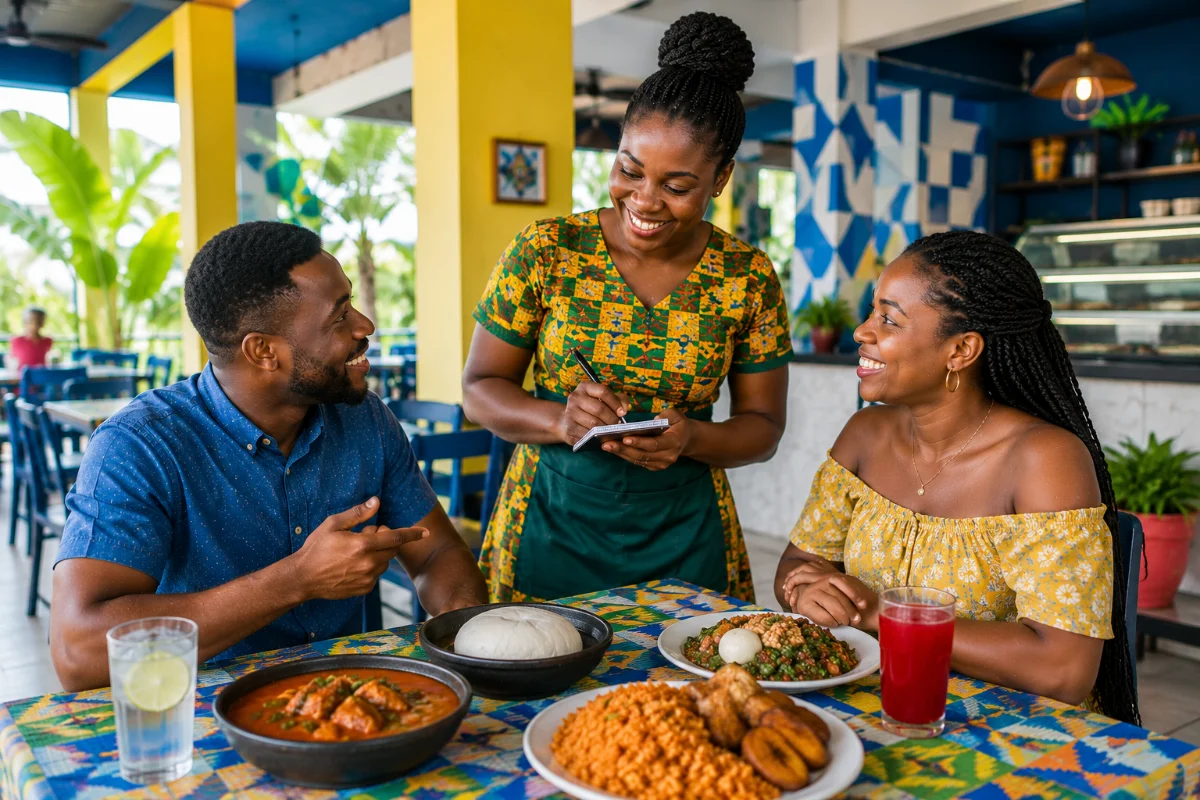 Twi phrases for food and restaurants in Ghana